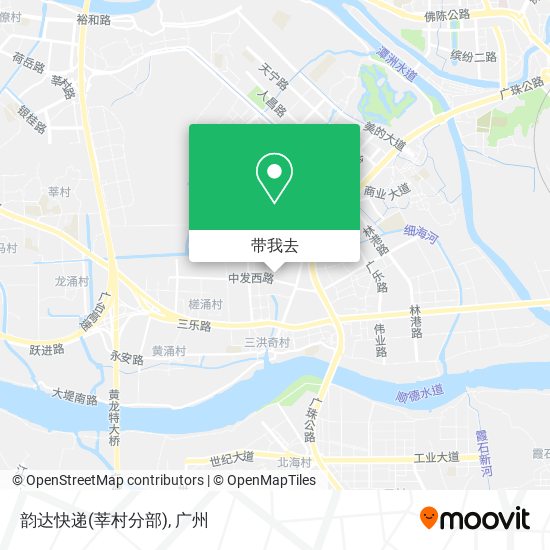 韵达快递(莘村分部)地图