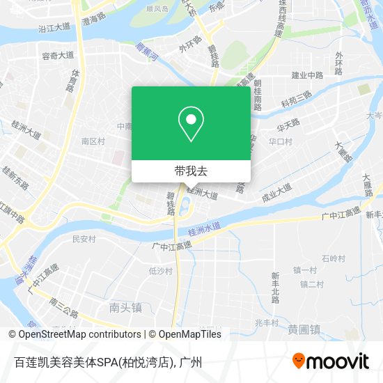 百莲凯美容美体SPA(柏悦湾店)地图