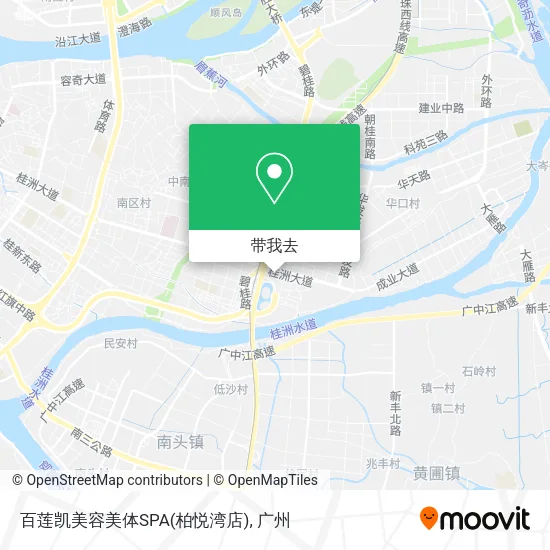 百莲凯美容美体SPA(柏悦湾店)地图