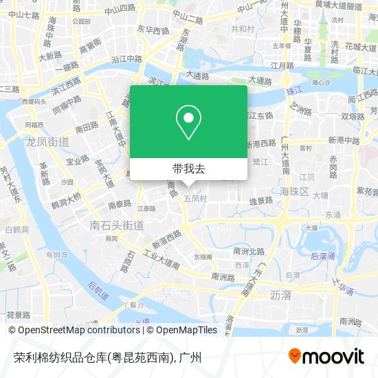 荣利棉纺织品仓库(粤昆苑西南)地图