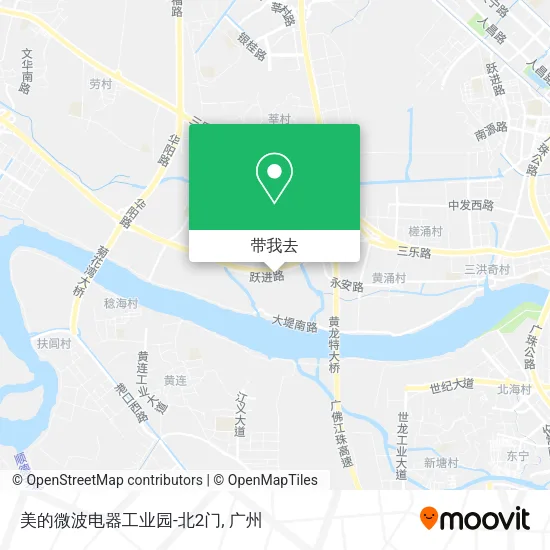 美的微波电器工业园-北2门地图