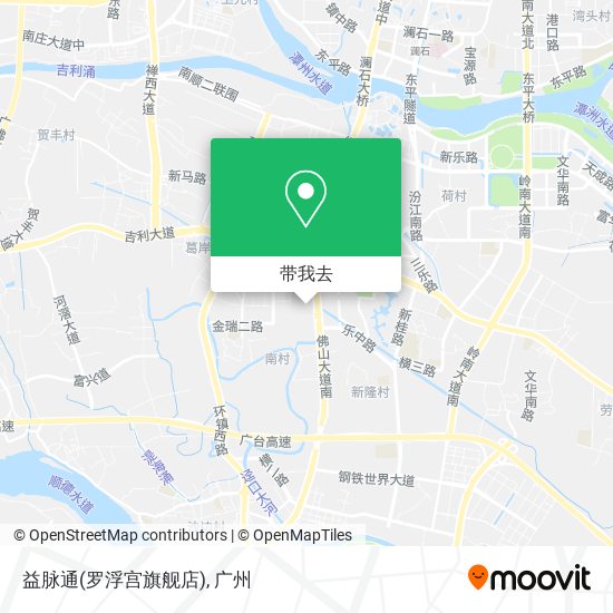 益脉通(罗浮宫旗舰店)地图