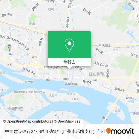 中国建设银行24小时自助银行(广州丰乐路支行)地图