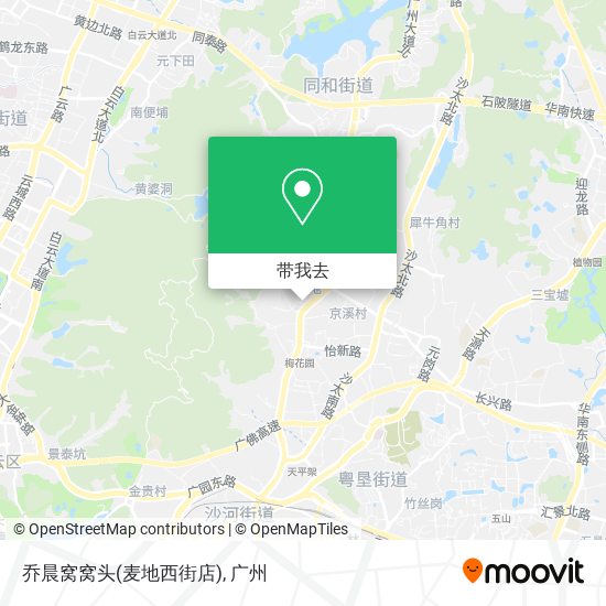 乔晨窝窝头(麦地西街店)地图