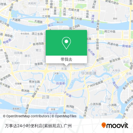 万事达24小时便利店(索丽苑店)地图