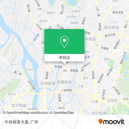 牛犇财富大厦地图