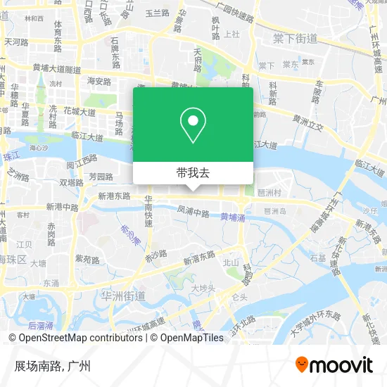 展场南路地图