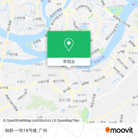 御郡-一街18号楼地图