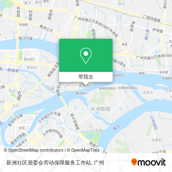 新洲社区居委会劳动保障服务工作站地图