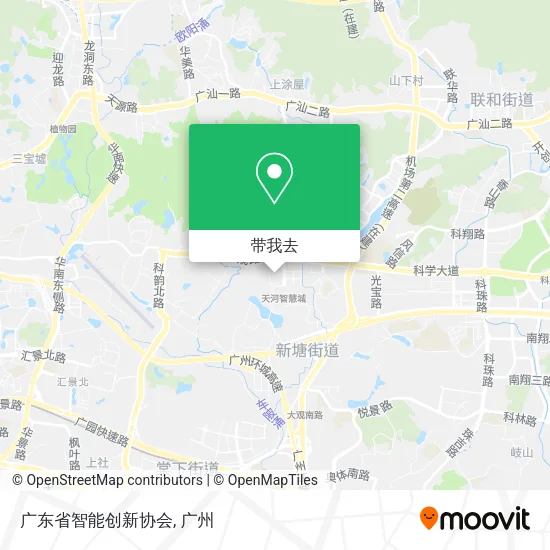 广东省智能创新协会地图