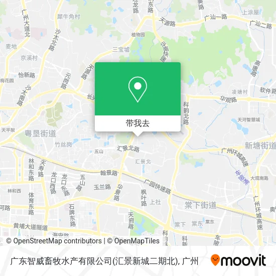 广东智威畜牧水产有限公司(汇景新城二期北)地图
