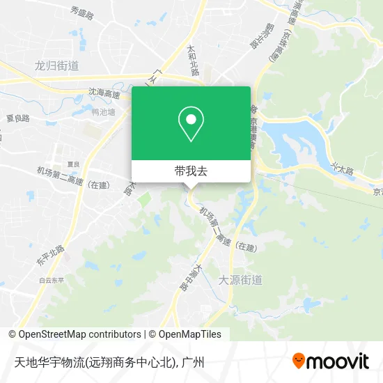 天地华宇物流(远翔商务中心北)地图