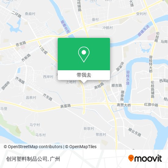 创河塑料制品公司地图