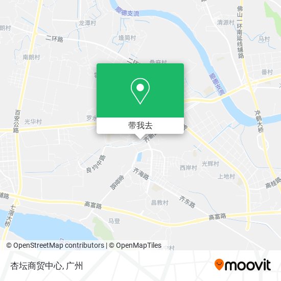 杏坛商贸中心地图