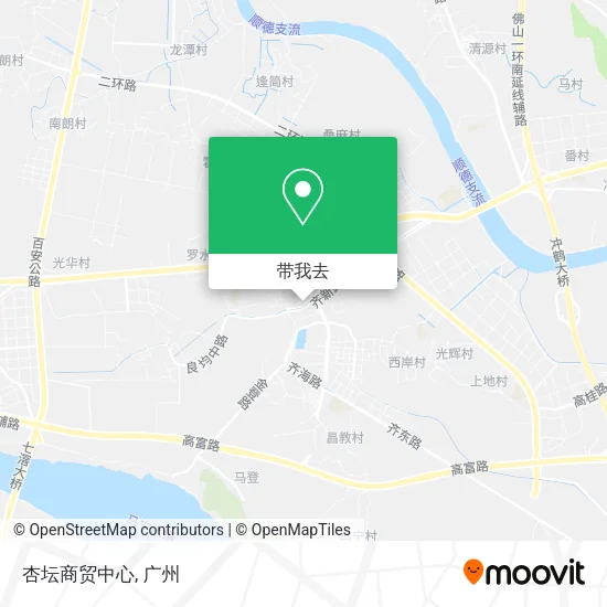 杏坛商贸中心地图