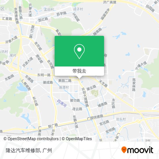 隆达汽车维修部地图
