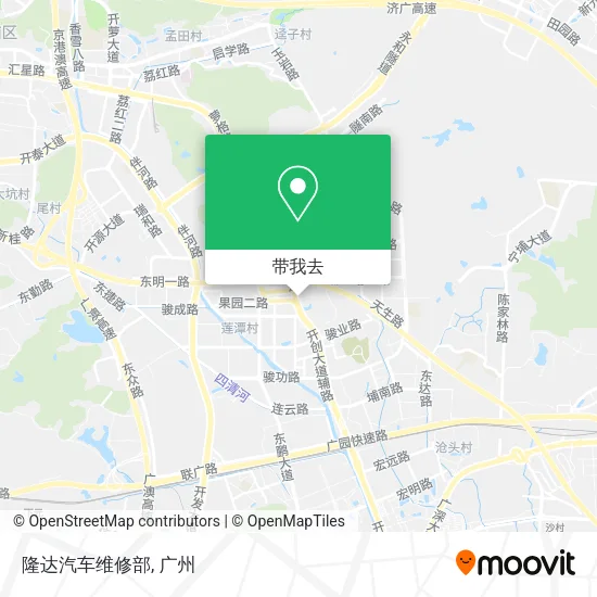 隆达汽车维修部地图