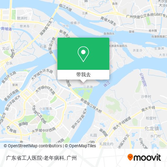 广东省工人医院-老年病科地图
