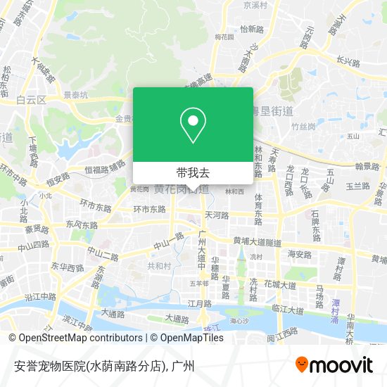 安誉宠物医院(水荫南路分店)地图