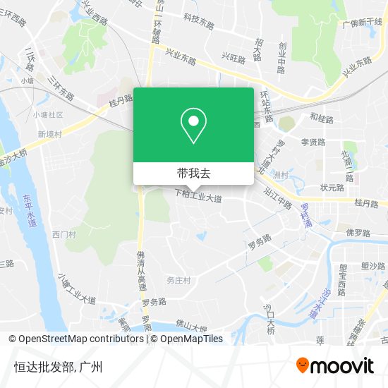 恒达批发部地图