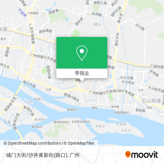 城门大街/沙井黄新街(路口)地图
