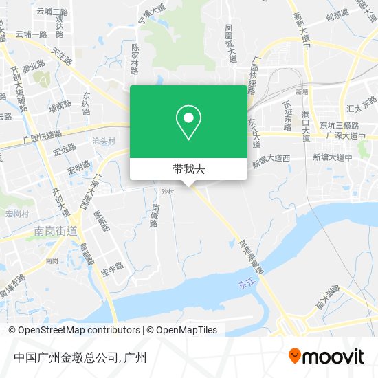 中国广州金墩总公司地图