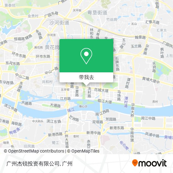 广州杰锐投资有限公司地图