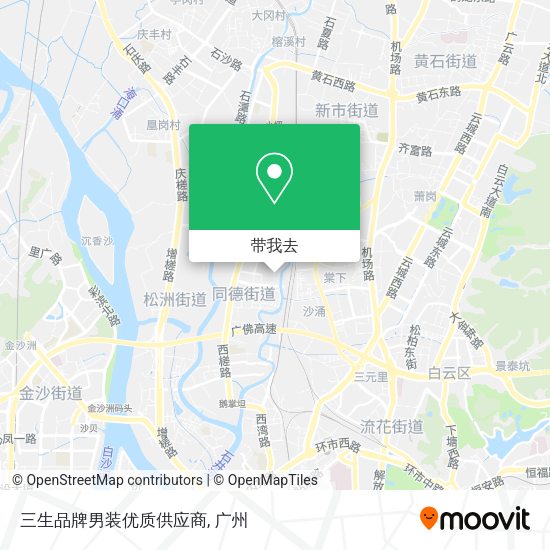 三生品牌男装优质供应商地图