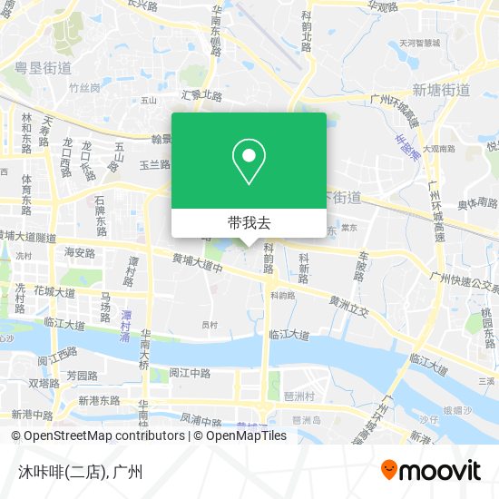 沐咔啡(二店)地图