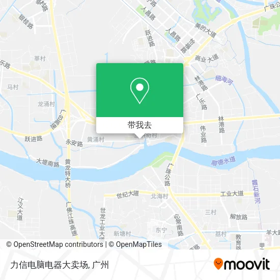 力信电脑电器大卖场地图