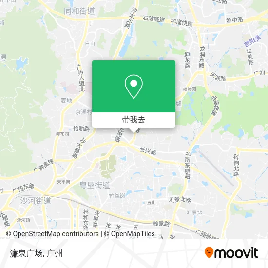 濂泉广场地图