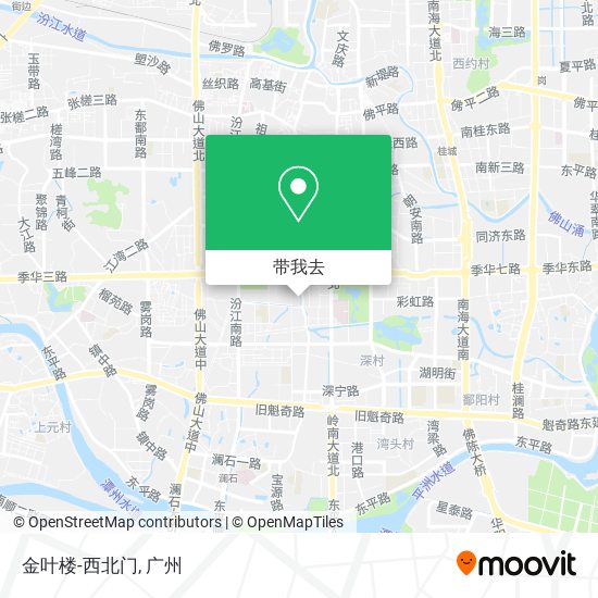 金叶楼-西北门地图