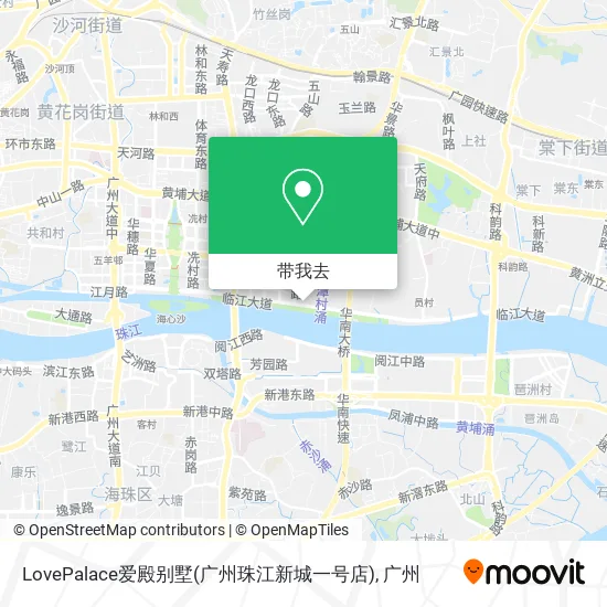 LovePalace爱殿别墅(广州珠江新城一号店)地图