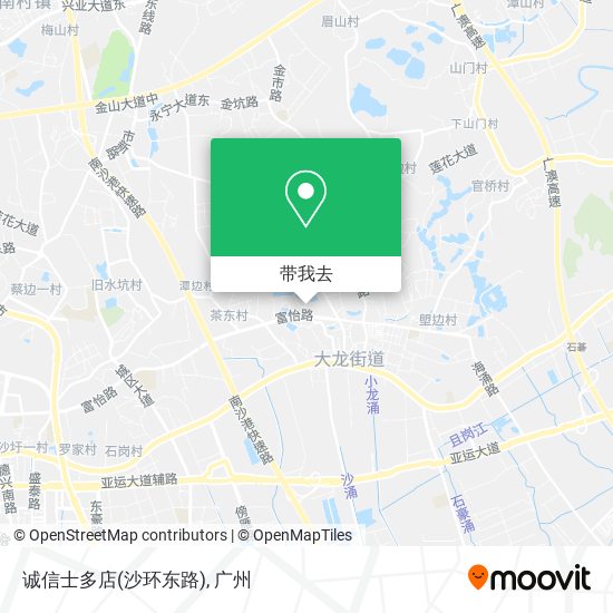 诚信士多店(沙环东路)地图