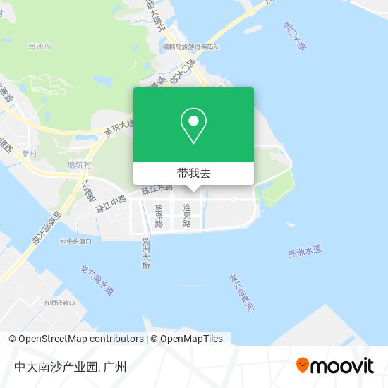 中大南沙产业园地图