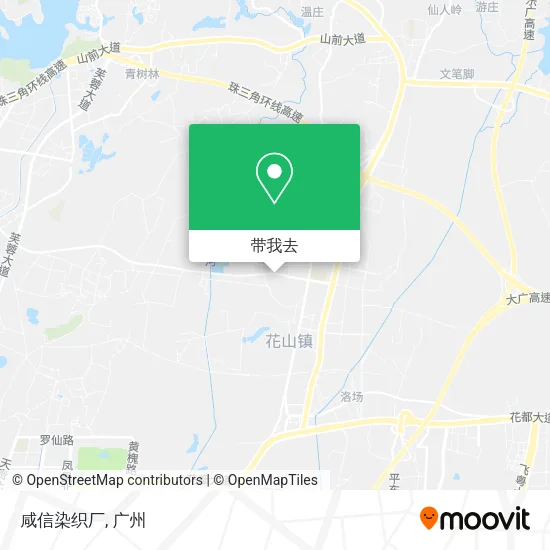 咸信染织厂地图