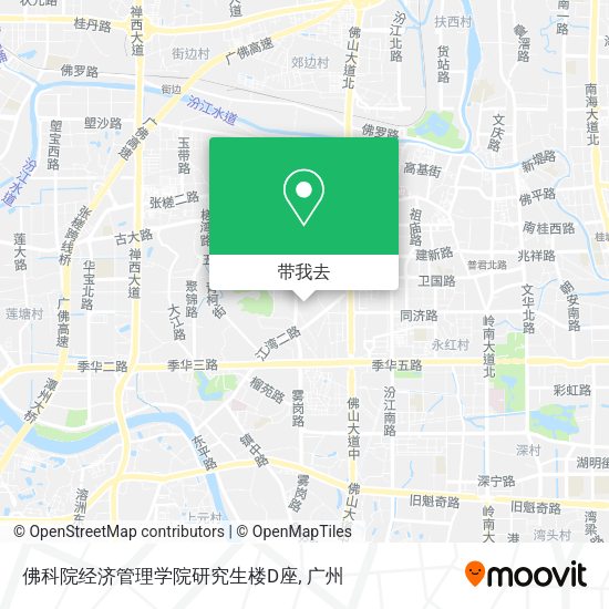 佛科院经济管理学院研究生楼D座地图