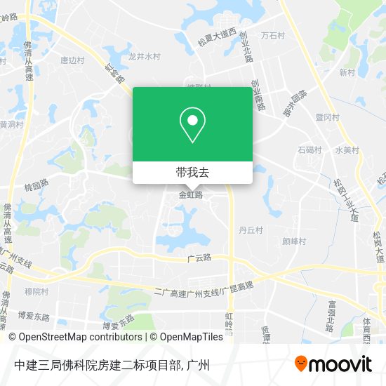 中建三局佛科院房建二标项目部地图