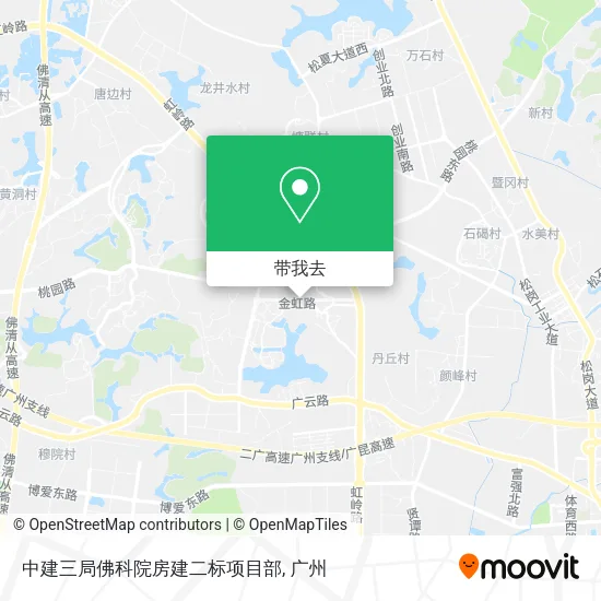 中建三局佛科院房建二标项目部地图