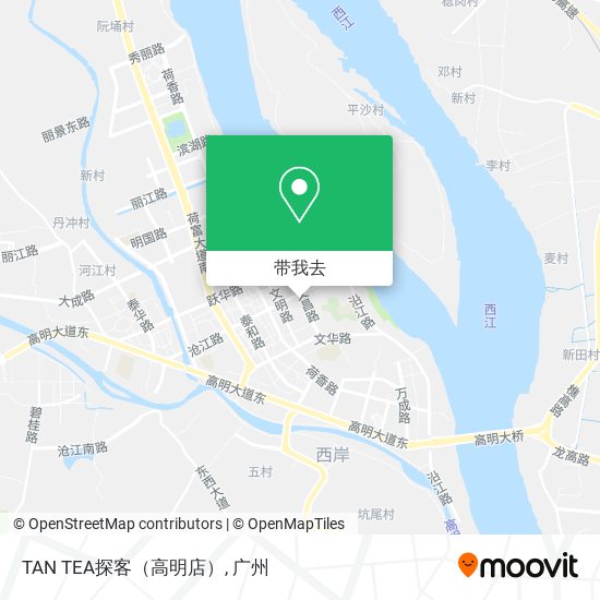TAN TEA探客（高明店）地图