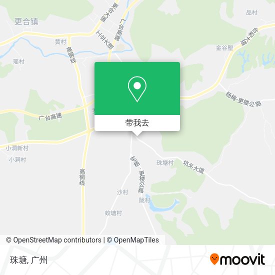 珠塘地图