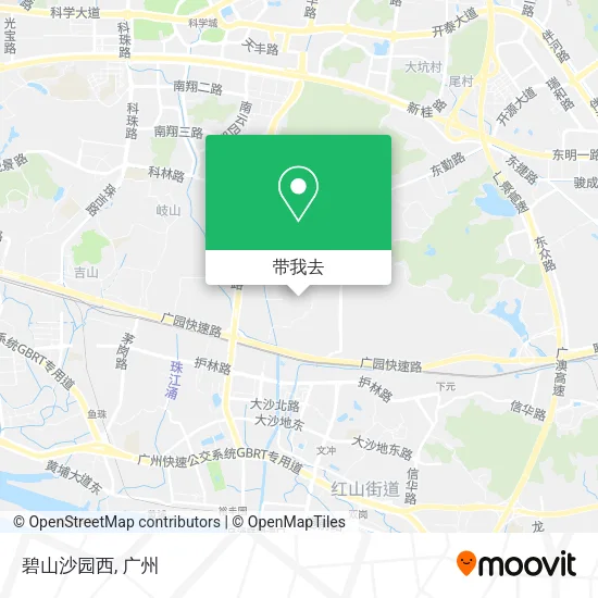 碧山沙园西地图