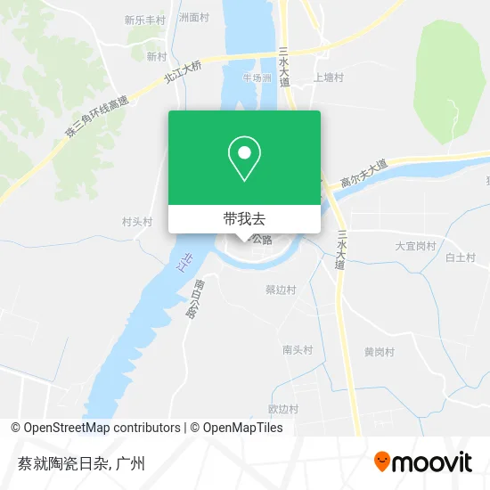 蔡就陶瓷日杂地图
