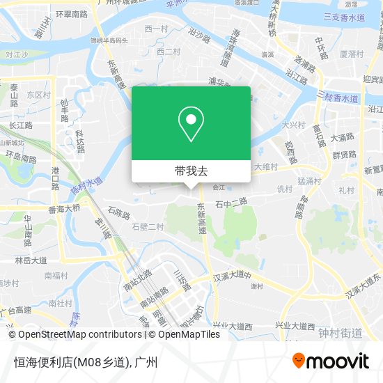 恒海便利店(M08乡道)地图