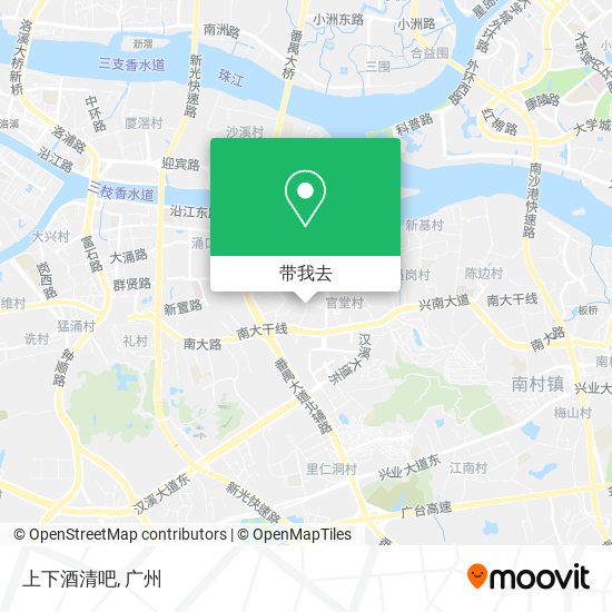 上下酒清吧地图