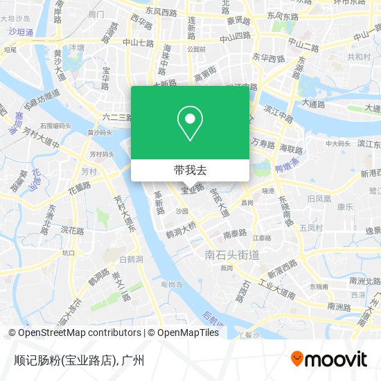 顺记肠粉(宝业路店)地图