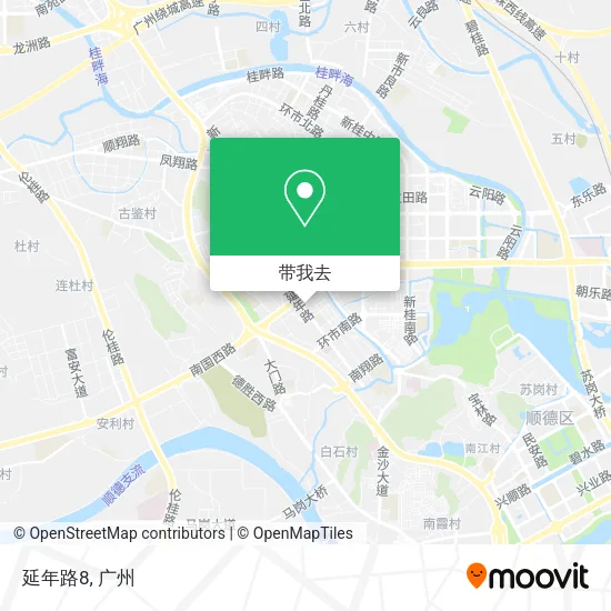 延年路8地图