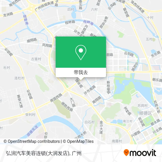 弘润汽车美容连锁(大润发店)地图