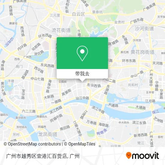 广州市越秀区壹港汇百货店地图