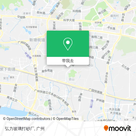 弘力玻璃打砂厂地图